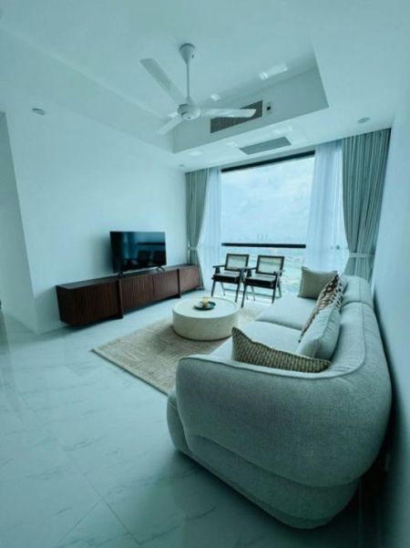 Living Room - Capitol Twinpeaks- 03 Bedroom Furnished Apartment for Rent in Colombo 02 (A4071)