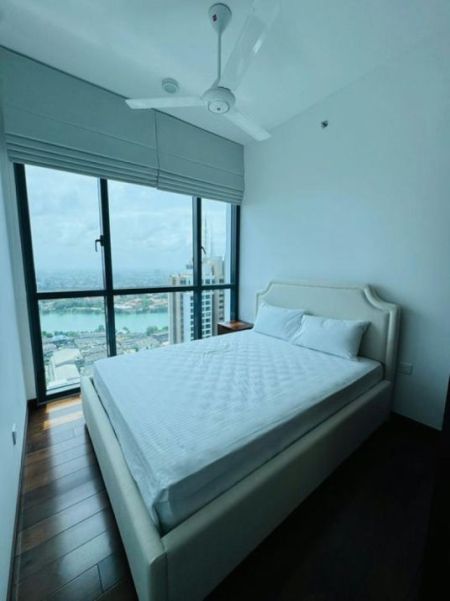 Bedroom - Capitol Twinpeaks- 03 Bedroom Furnished Apartment for Rent in Colombo 02 (A4071)