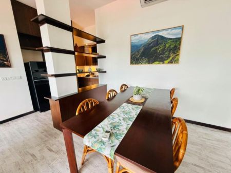 Dining room - Fully Furnished 3 BR Brand New Apartment for rent in Colombo 7 