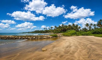 Beachfront land