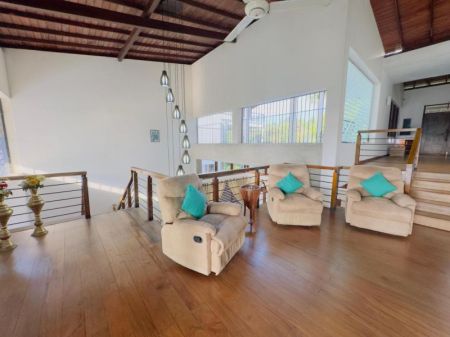 Living Room - (DH548) Furnished Modern Two Storey House for Sale in Athurugiriya