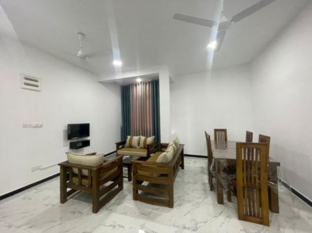 Living Room - Well-Maintained 2-Bedroom Fully Furnished Apartment for Short-Term Rental in Dehiwala. (Property Code: CSM302)
