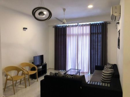 Living Room - The Longdon - 03 Bedroom Furnished Apartment for Rent in Colombo 07 (A2126)