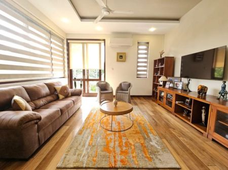 Living Room - 4 Bedroom furnished house with a lift and sola for sale in Nugegoda at LKR 230 Million 