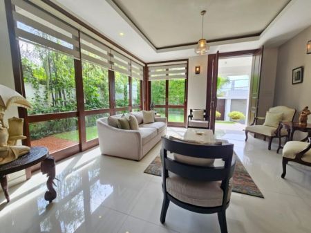 Living Room - 4 Bedroom furnished house with a lift and sola for sale in Nugegoda at LKR 230 Million 