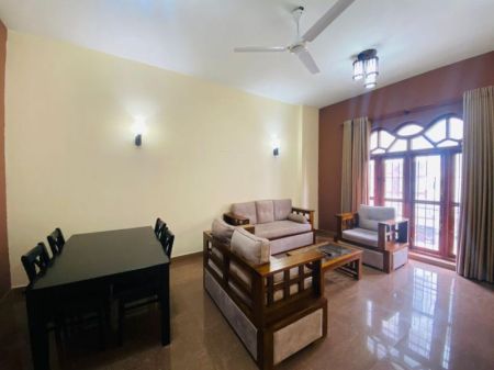 Living Room - Short-Term Furnished Apartment Rental in Kalubowila – 3 Bedrooms. (Property Code: CSTR101)