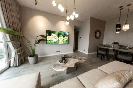 Living Room - Fairmount - 03 Bedroom Furnished Apartment for Rent in Rajagiriya (A6414)