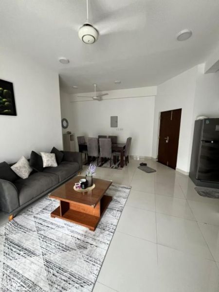Living Room - Fully Furnished 3 Bedroom Apartment for Rent at RU Residencies, Kotte / LKR 300,000 (Negotiable) (EM242RN)