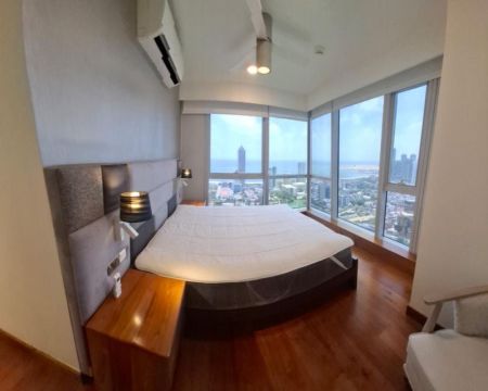 Bedroom - Brilliantly Furnished, Brand New 3 Bedroom Apartment - Colombo City Center....Panoromic view of the Indian ocean.