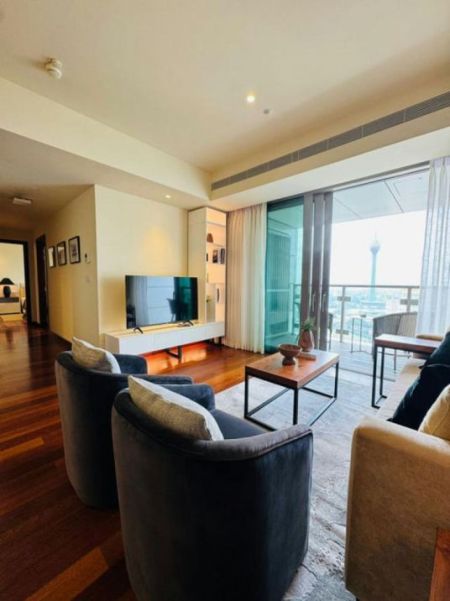 Living Room - Cinnamon Life - 02 Bedroom Furnished Apartment for Rent in Colombo 02 (A4684)