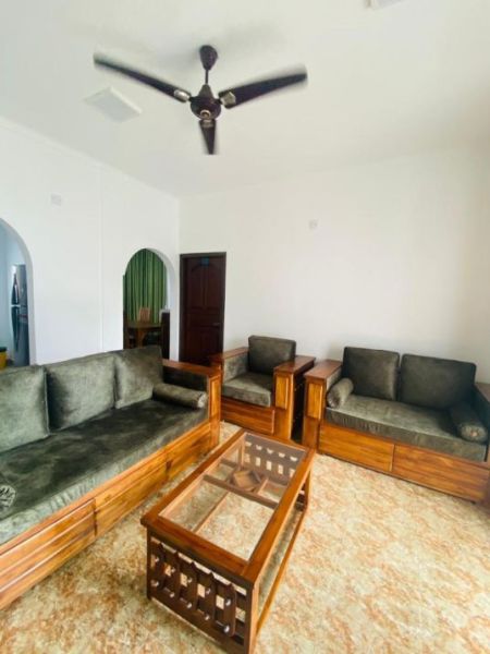 Living Room - Colombo 06 Apartment Available for Long-Term Rental – 3-Bedroom Fully Furnished. Property Code: CSPL301