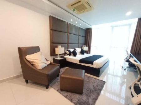 Living Room - Platinum One - 03 Bedroom Furnished Apartment for Sale in Colombo 03 (A962)