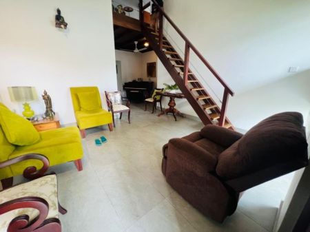Living Room - (DR211) Luxury Fully Furnished Solar House for Rent in Kottawa