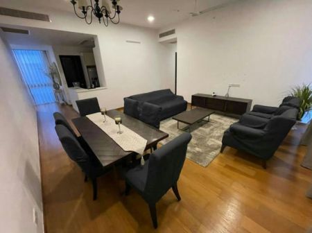 Living Room - 7th Sense - 03 Bedroom Unfurnished Apartment for Rent in Colombo 07 (A5004)