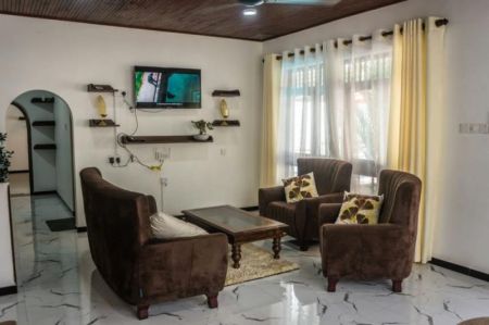Living Room - 04 Bedroom Furnished Villa For Sale in Mirissa (A6554)