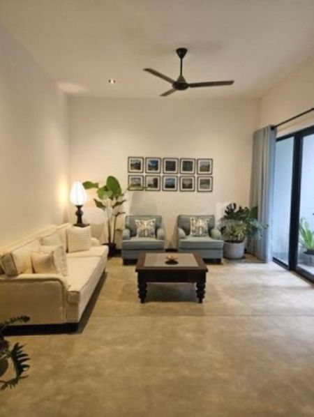 Living Room - (SR1312) Architecturally Designed Furnished House for Rent in Pelawatte