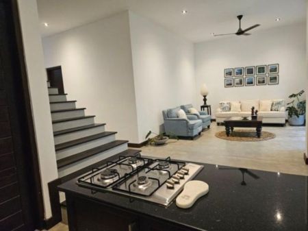 Living Room - (SR1312) Architecturally Designed Furnished House for Rent in Pelawatte
