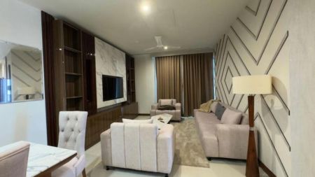 Living Room - The Grand - 03 Bedroom Furnished Apartment for Sale in Colombo 07 (A4466)
