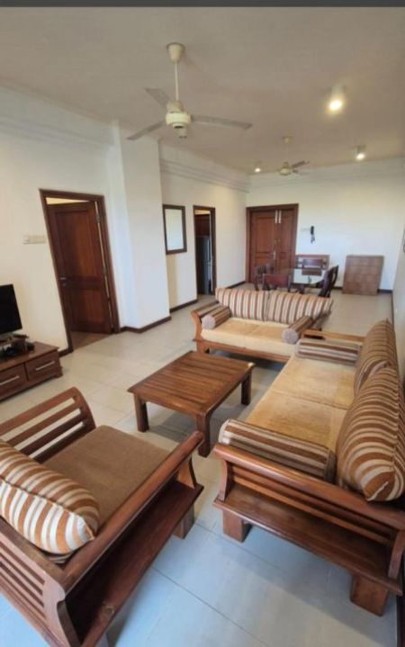Living Room - 1 Bedroom Fully Furnished Apartment for Sale - Colombo 8, Trillium Residencies | LKR 59.5 Million (EM1027)