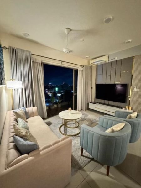 Living Room - Kings view Residencies/Fully Furnished unit/03beds Apartment for rent in kotte
