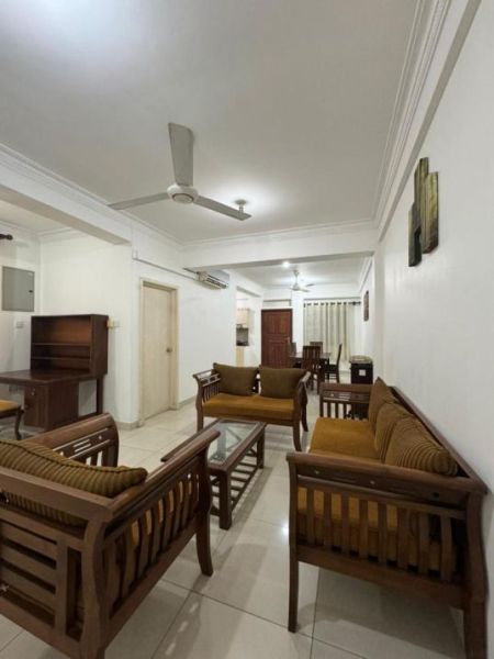 Living Room - Kalubowila 3-Bedroom Fully Furnished Apartment for Long-Term Rental. (Property Code: CSA401)