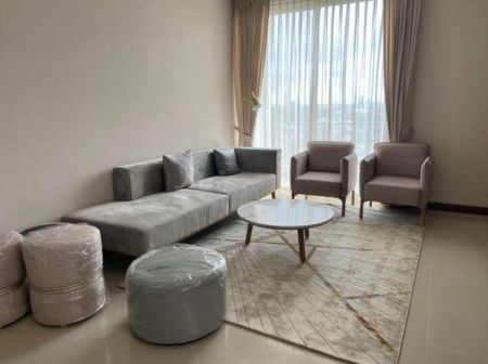 Living Room - The Grand - 03 Bedroom Furnished Apartment for Rent in Colombo 07 (A5284)