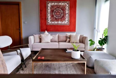 Living Room - Altair Furnished Apartment for Rent - A37117