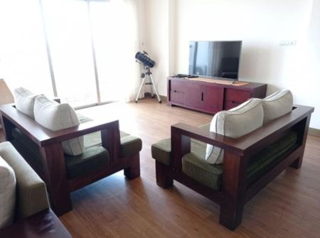 Living Room - Iconic 110 - 03 Bedroom Furnished Apartment for Sale in Rajagiriya (A260)
