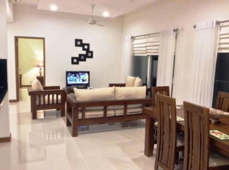 Living Room - Sky Garden - 03 Bedroom Furnished Apartment for Sale in Rajagiriya (A795)