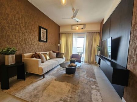 Living Room - Iconic Galaxy - 02 Bedroom Furnished Apartment for Sale in Rajagiriya (A2196)