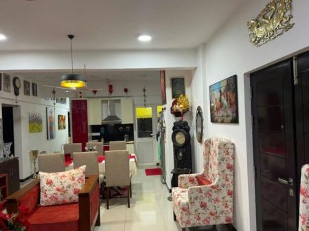 Living Room - The Highness - 03 Bedroom Furnished Apartment for Sale in Rajagiriya (A1764)