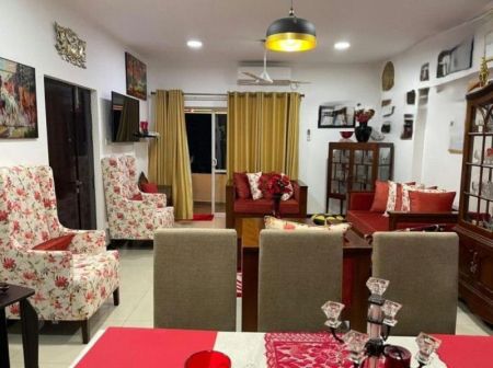 Living Room - The Highness - 03 Bedroom Furnished Apartment for Sale in Rajagiriya (A1764)