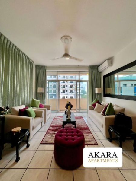 Living Room - Queens Court Furnished Apartment for Rent - A54704