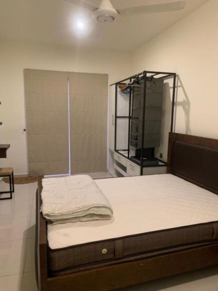 Bedroom - Modern 2 Bedroom Apartment for Rent at Capital Trust Residencies, Ethul Kotte / LKR 280,000 per month (EM049MI)
