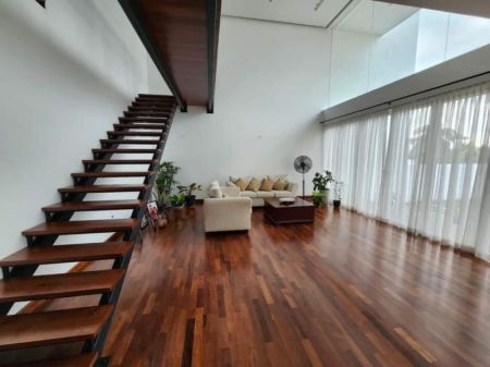 Living Room -  Brand-new 🛏️  04 Bed Roomed With 🏊‍♂️infinity Pool  Architect-designed Residence For For Rent 📍  Koswatte Thalangama