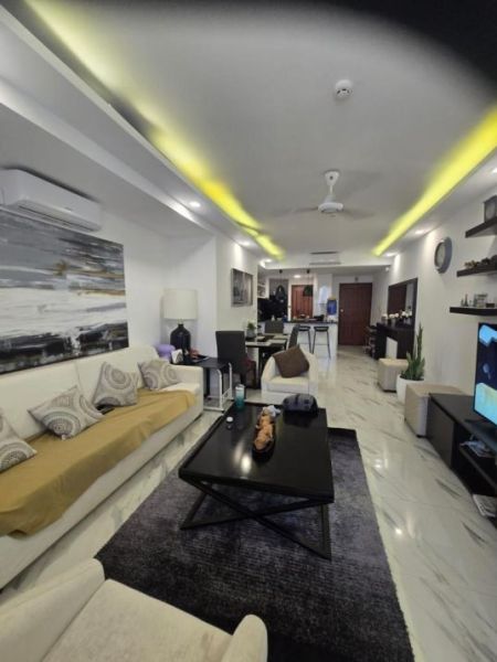 Living Room - Crescat apartment for sale - fully furnished 