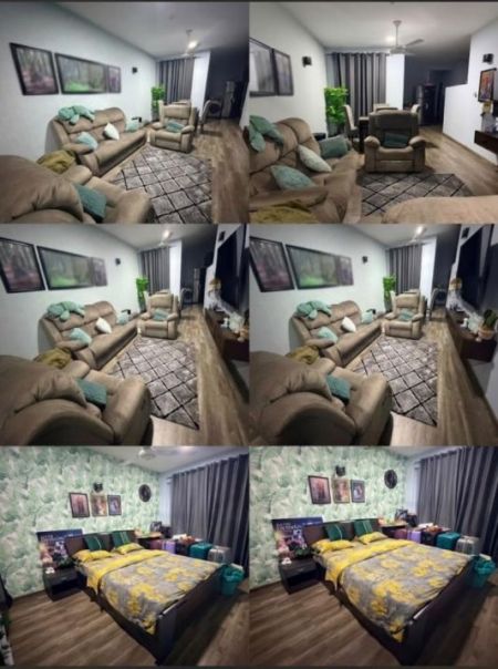 Living Room - 3-Bedroom Furnished Apartment for Sale – Colombo 06