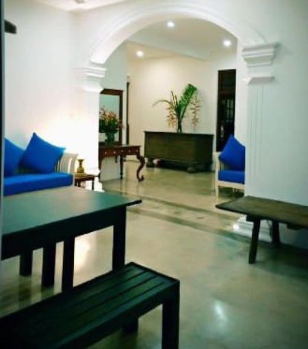 Living Room - Colonial-Style Beach View 5-Room Villa for Rent in Beruwala 325,000 LKR per Month
