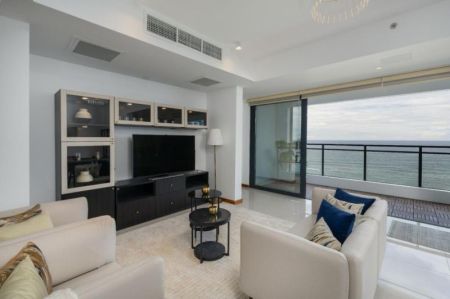 Living Room - Ocean Front Service Apartment - Unfurnished Apartment for Sale - A54939