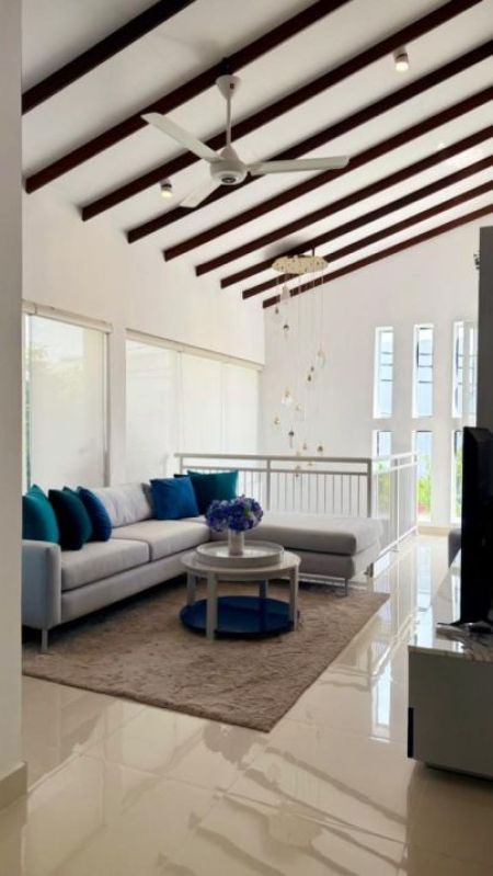 Living Room - Fully Furnished Luxury Villa For Sale – Negombo 🌴✨