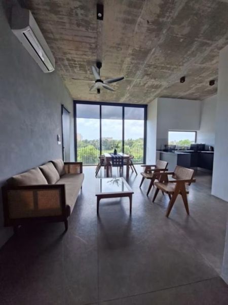 Living Room - STUDIO APARTMENT FOR RENT – WATERFRONT, RAJAGIRIYA (Short Term / Long Term)