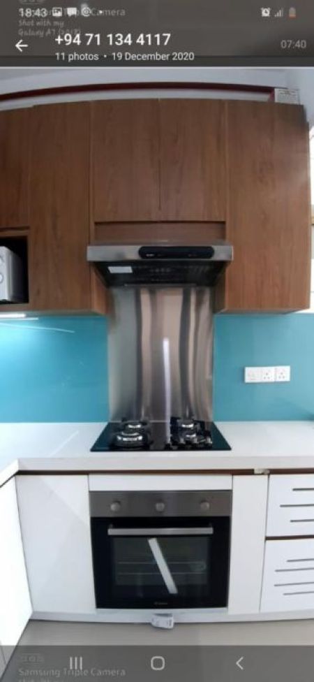 Kitchen - Oval view/Furnished/3 beds/Apartment for rent in Colombo 8