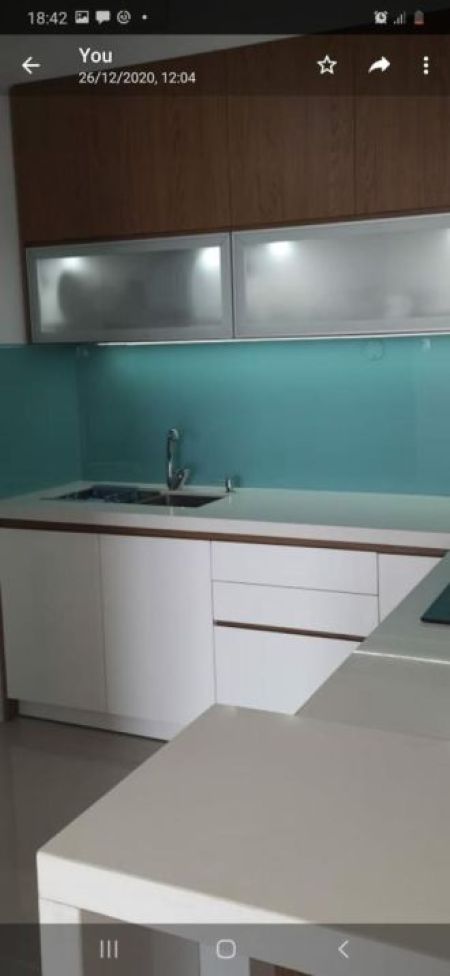 Kitchen - Oval view/Furnished/3 beds/Apartment for rent in Colombo 8