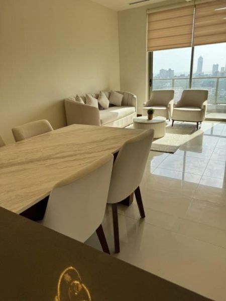 Dining room - A luxurious 2-bedroom apartment is available for rent at The Grand, Colombo 07