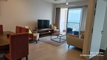 Living Room - Apartment For Rent - Colombo City Center  (02 Bed, Furnished)