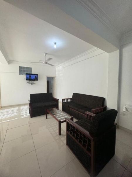 Living Room - Short-Term Rental Available – Fully Furnished 3-Bedroom Apartment in Colombo 05. (CSMP202)