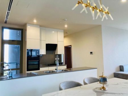 Living Room - Colombo 07 – Fully Furnished 3-Bedroom Apartment for Rent at The Grand