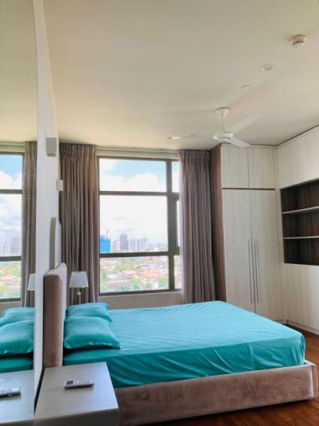 Bedroom - Colombo 07 – Fully Furnished 3-Bedroom Apartment for Rent at The Grand
