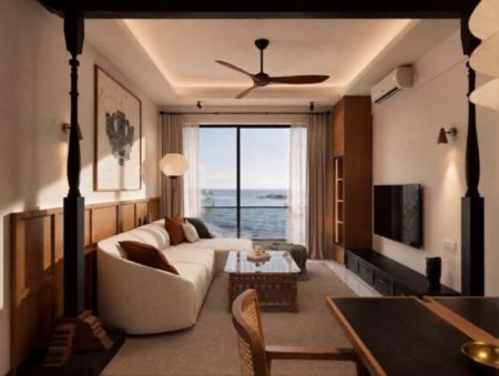Living Room - (NAR831) Fully Furnished 2 Bedroom Apartment for Rent in Colombo 15
