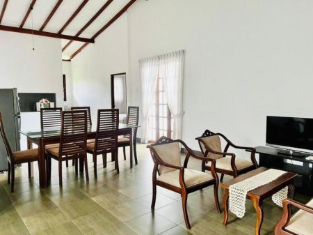 Living Room - Fully Furnished 3-bedroom Apartment For Rent Kottawa